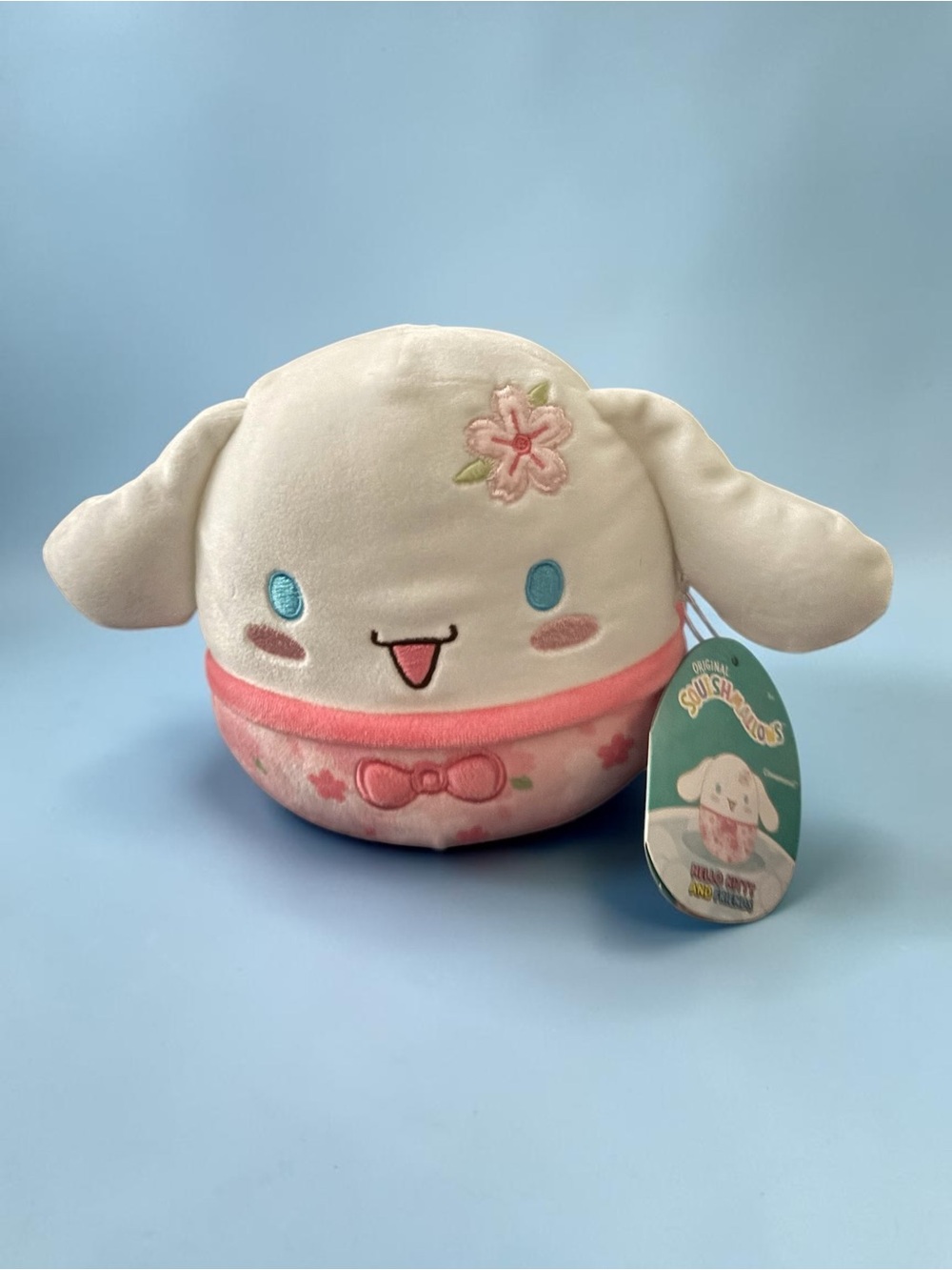 Squishmallows Cinnamoroll Sanrio Pink Floral Sakura Plush 8 Inch NWT